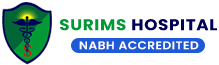logo of surims hospital munger bihar